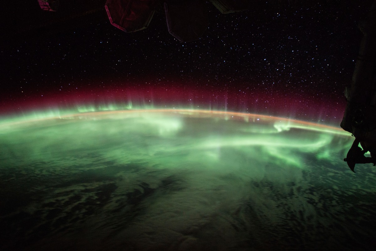 NASA – The Earths Aurora From the International Space Station – Paper or Canvas