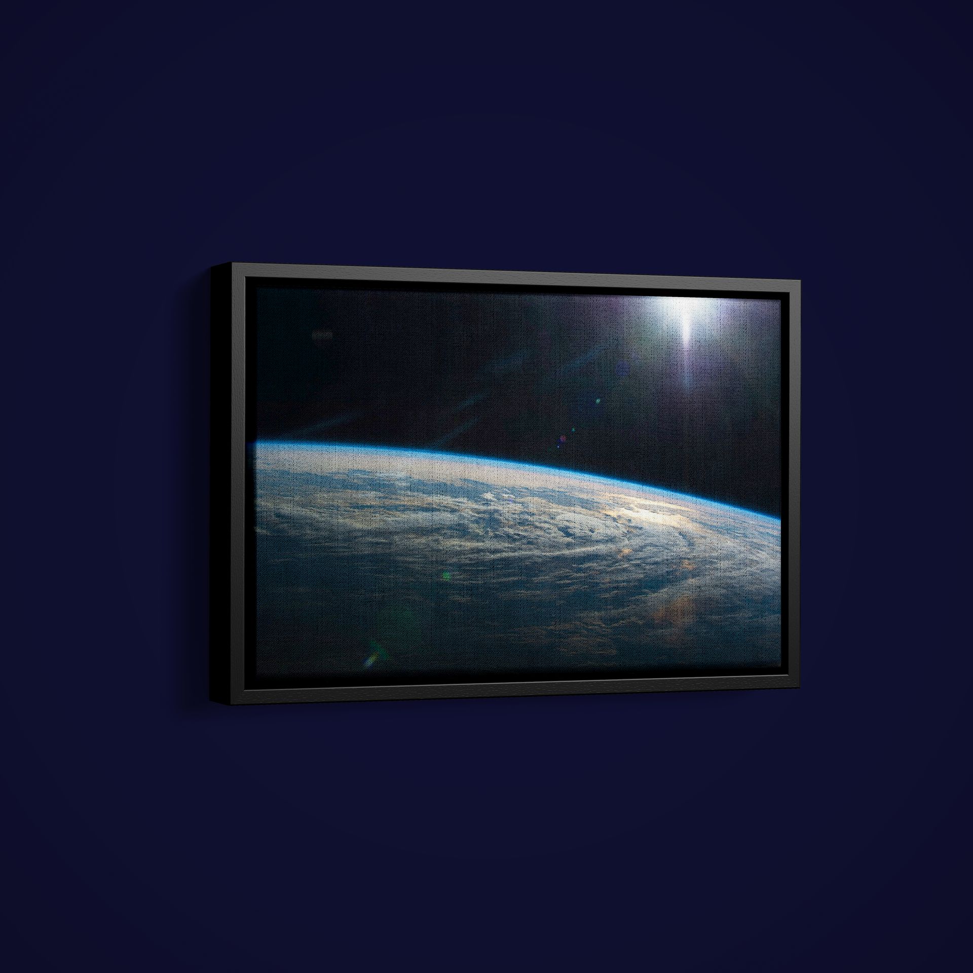 NASA - Earth Taken by the Expedition 43 Crew - Art Print on Paper or Canvas