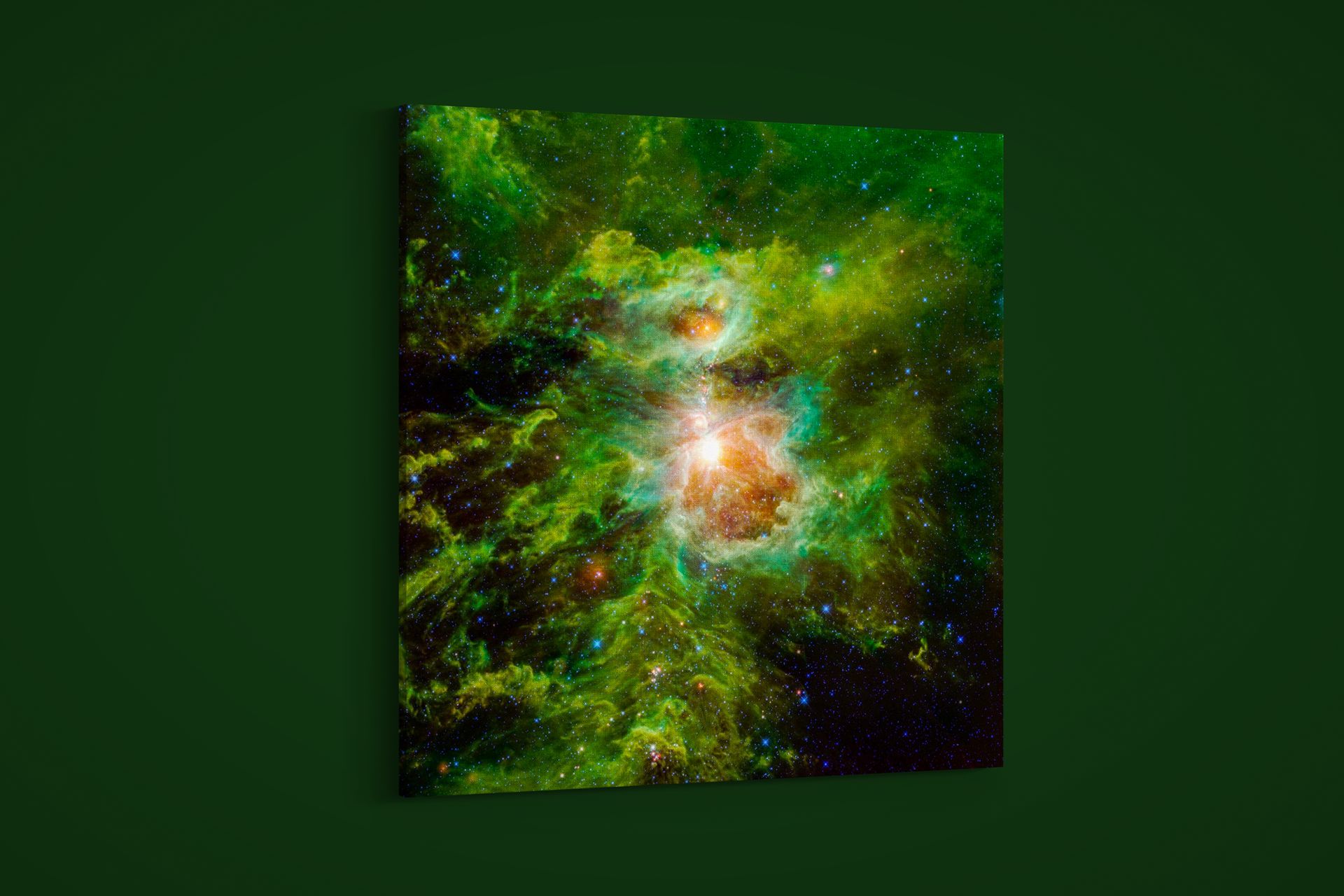NASA – Green Nebula I – Art Print on Paper or Canvas