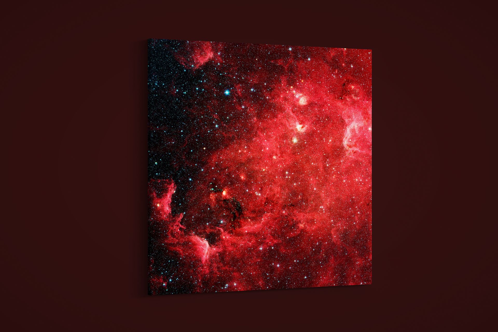 NASA – Red Square Nebula – Art Print on Paper or Canvas