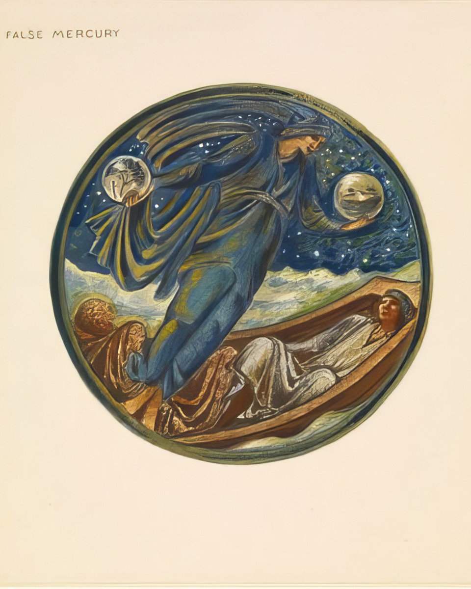 Edward Burne–Jones – The Flower Book False Mercury – Paper or Canvas