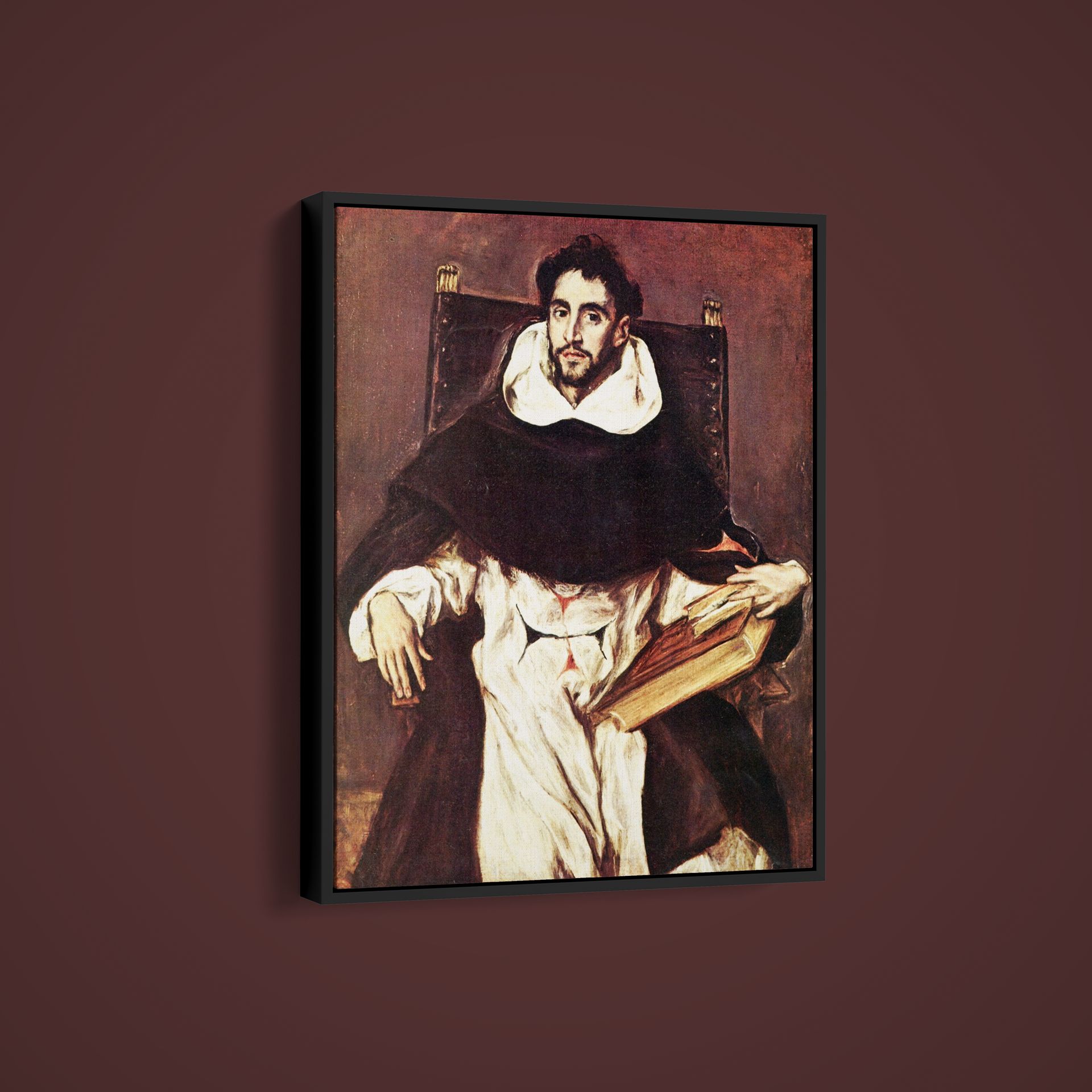 El Greco – Fray Hortensio Felix De Paravicino – Art Print on Paper or Canvas
