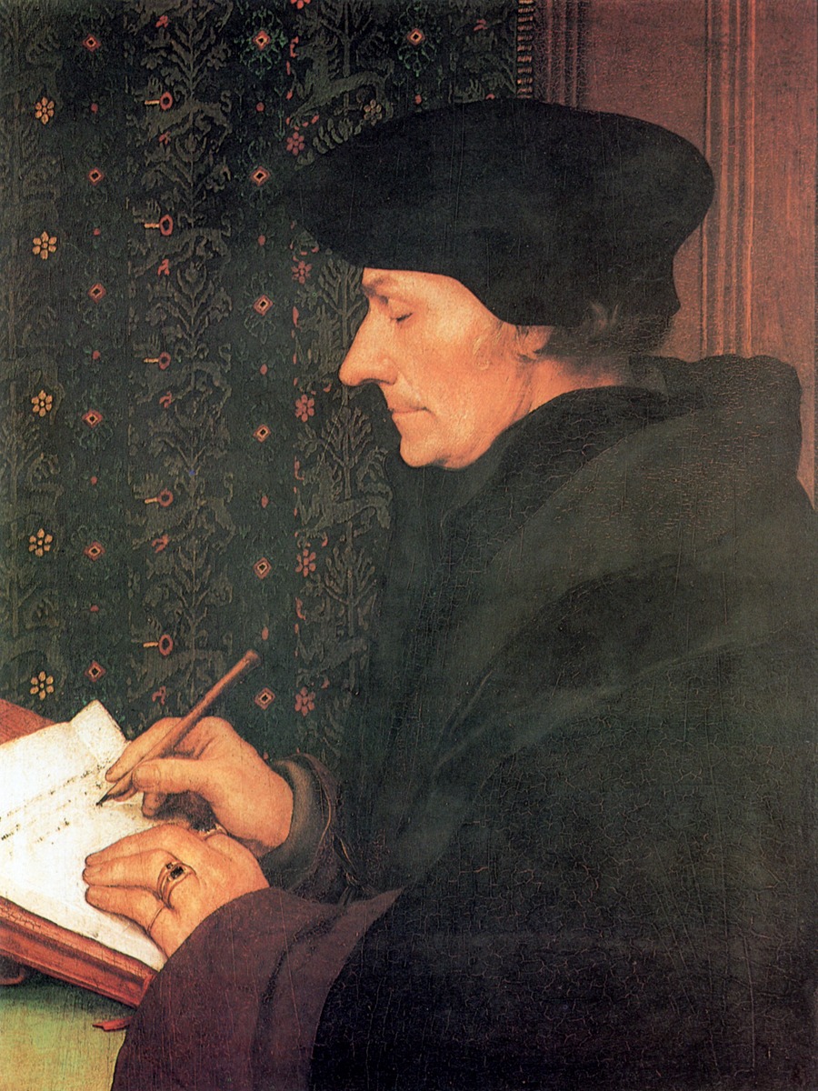 Hans Holbein the Younger – Erasmus – Art Print on Paper or Canvas