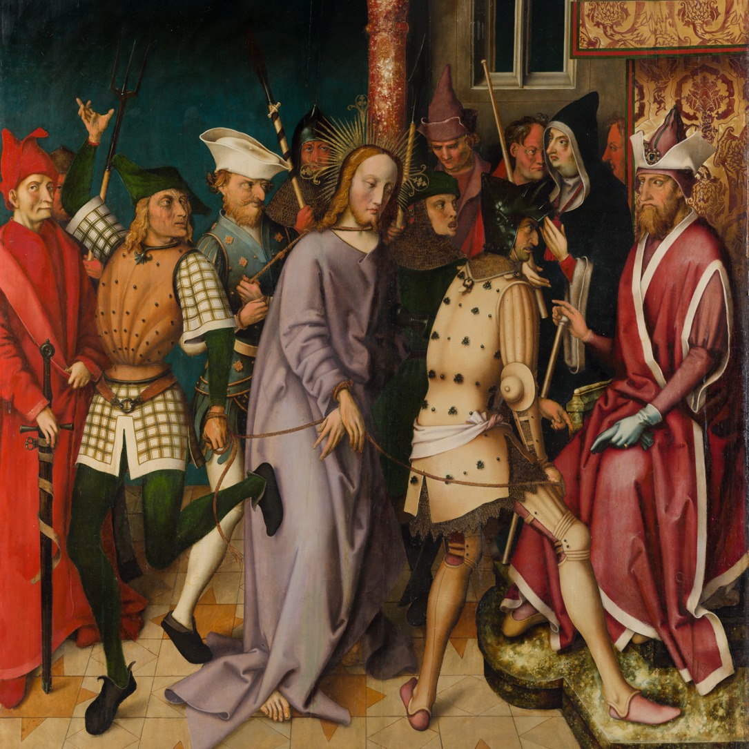 Hans Holbein the Elder - Christ Before Pontius Pilate - Paper or Canvas