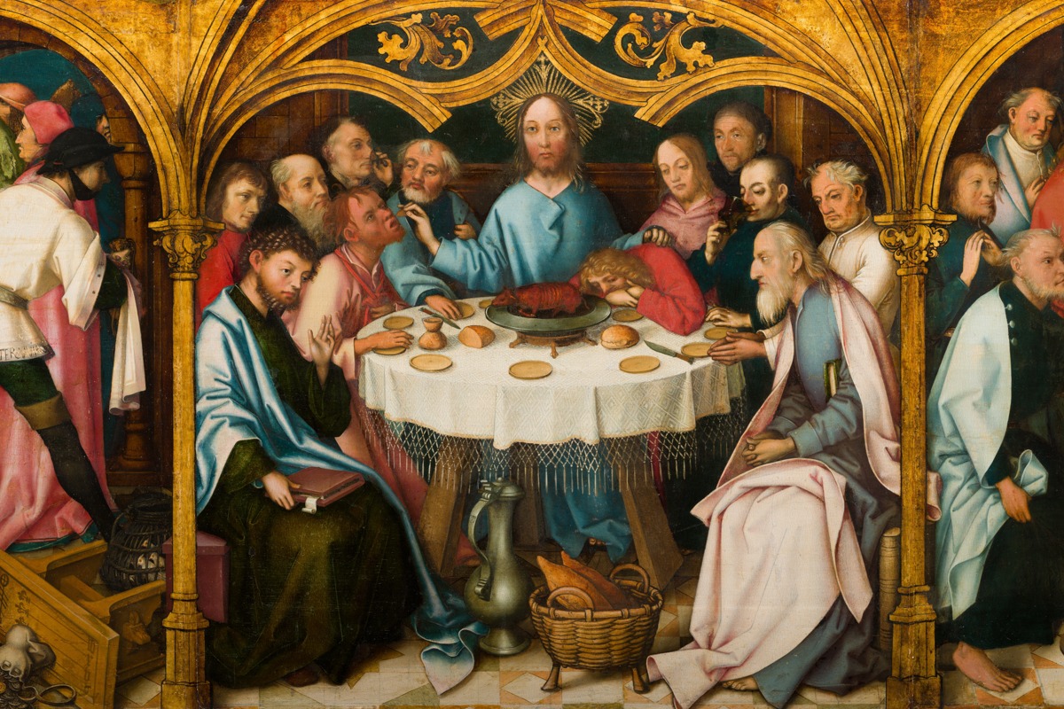 Hans Holbein the Elder - The Last Supper - Art Print on Paper or Canvas