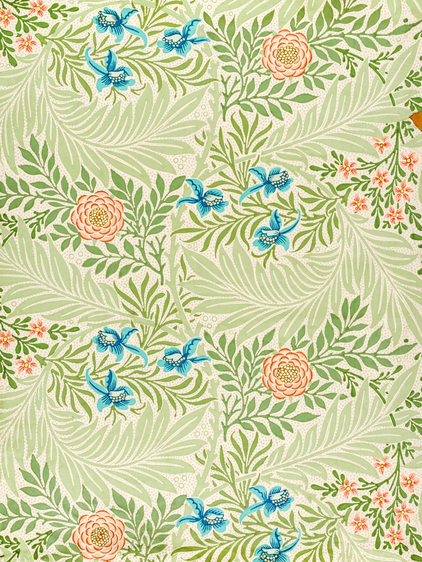 William Morris – Larkspur – Art Print on Paper or Canvas