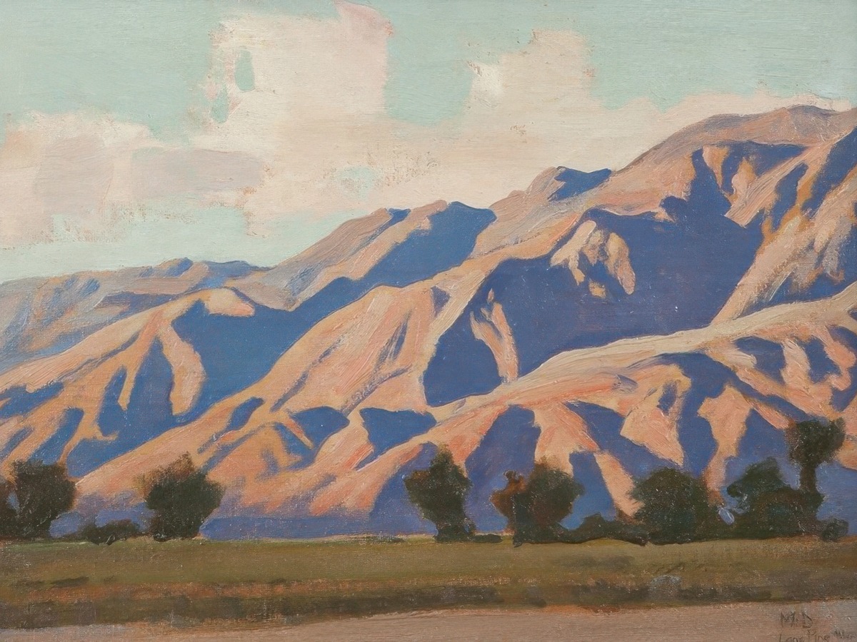 Maynard Dixon – Inyo Mountains, Evening – Art Print on Paper or Canvas