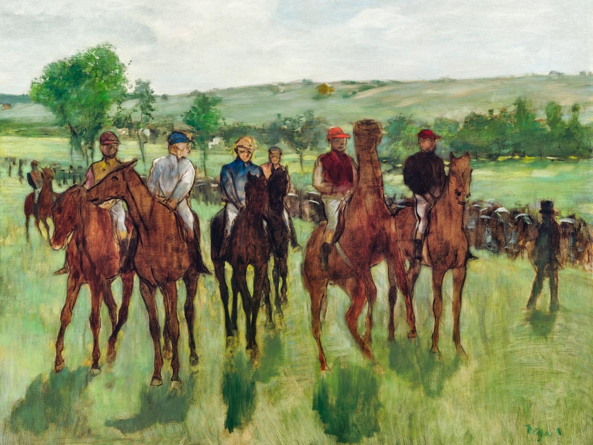 Edgar Degas – The Riders – Art Print on Paper or Canvas