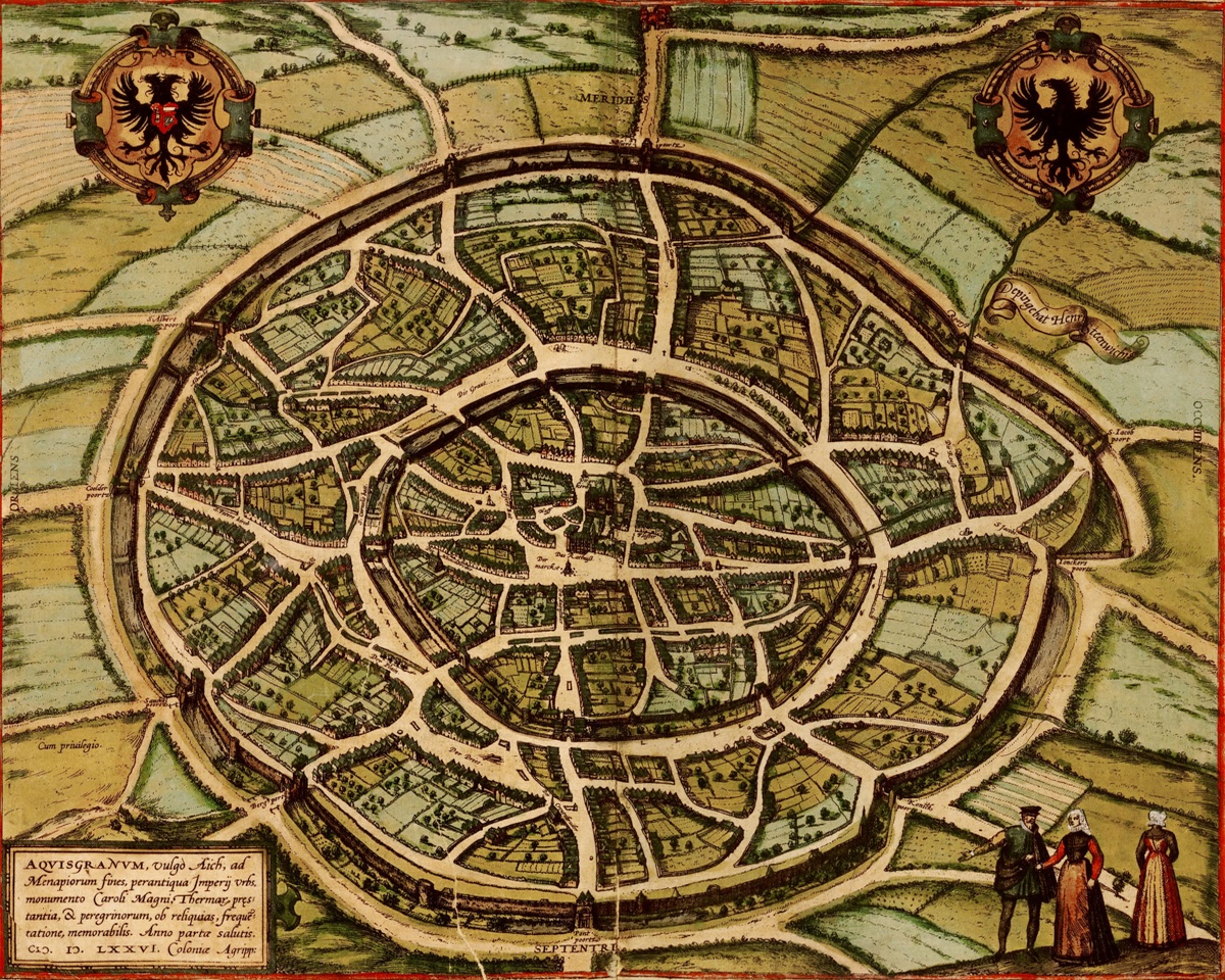 Vintage Maps – Antique Map of Jerusalem – Art Print on Paper or Canvas