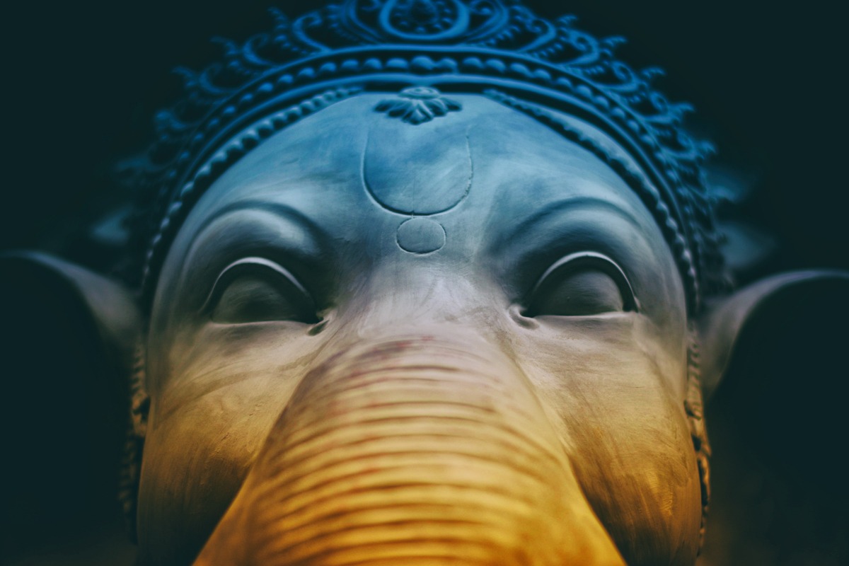 Artographie – Elephant Sculpture, Trust Ganesha – Art Print on Paper or Canvas