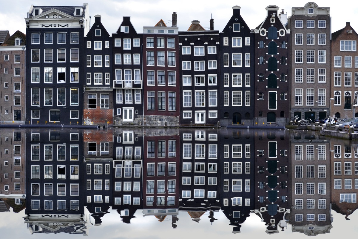 Artographie – Waterfront Buildings – Art Print on Paper or Canvas
