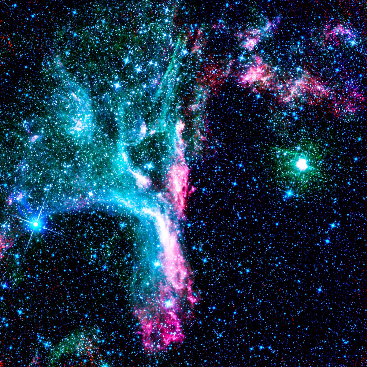 NASA – Blue and Pink Nebula – Art Print on Paper or Canvas