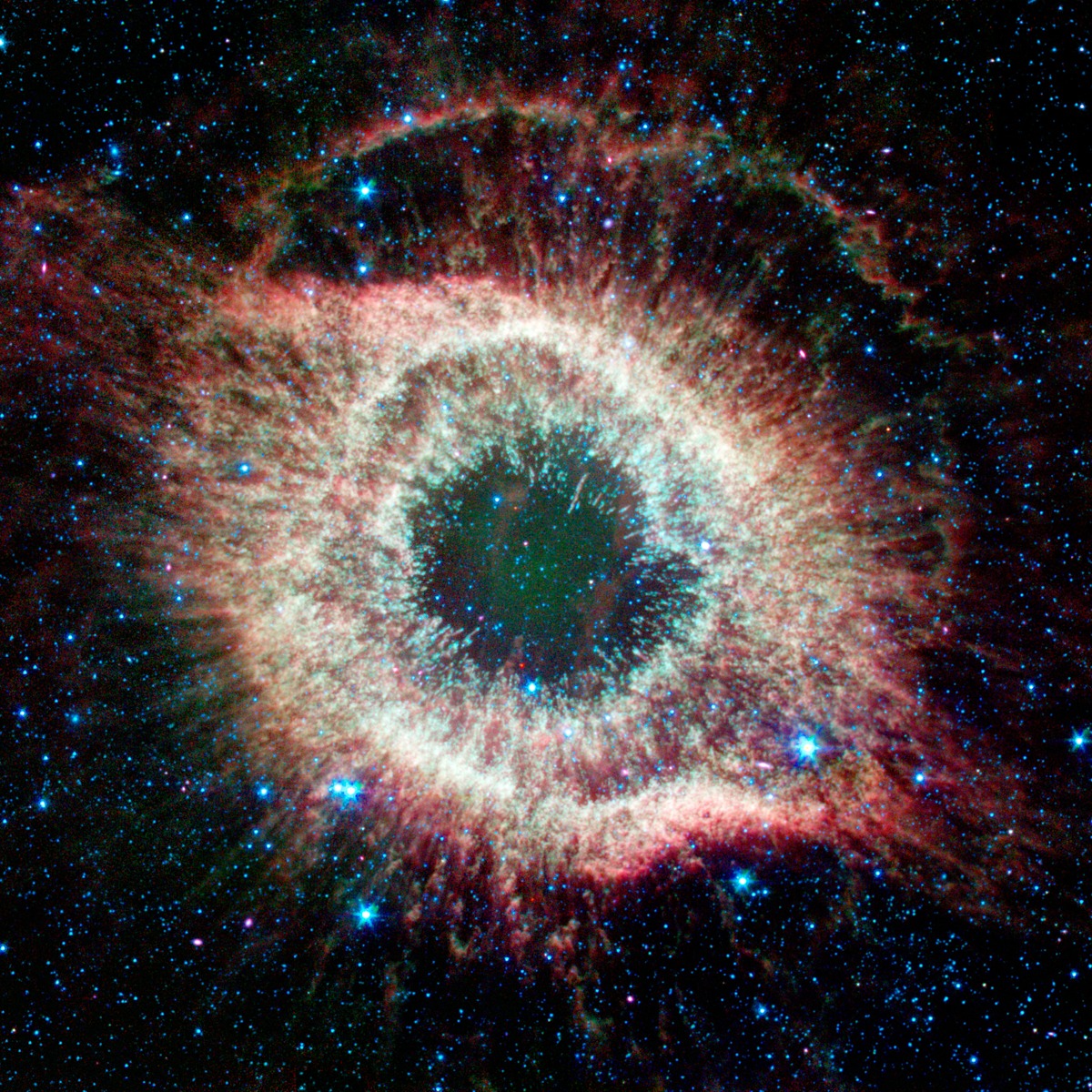 NASA – Green Eye Nebula – Art Print on Paper or Canvas