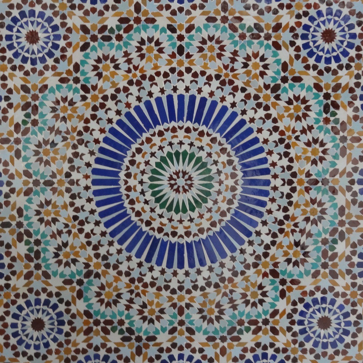 Artographie – Blue Mosaic I – Art Print on Paper or Canvas