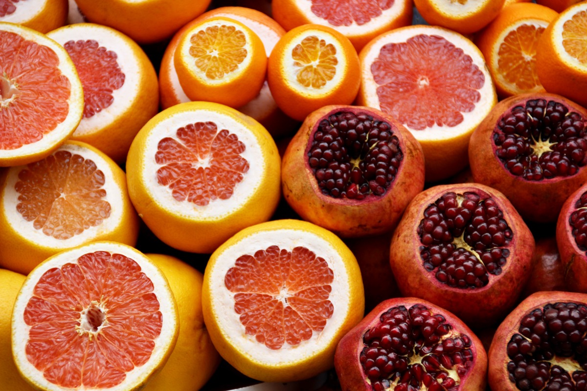 Artographie – Pomegranate and Orange Fruits – Art Print on Paper or Canvas