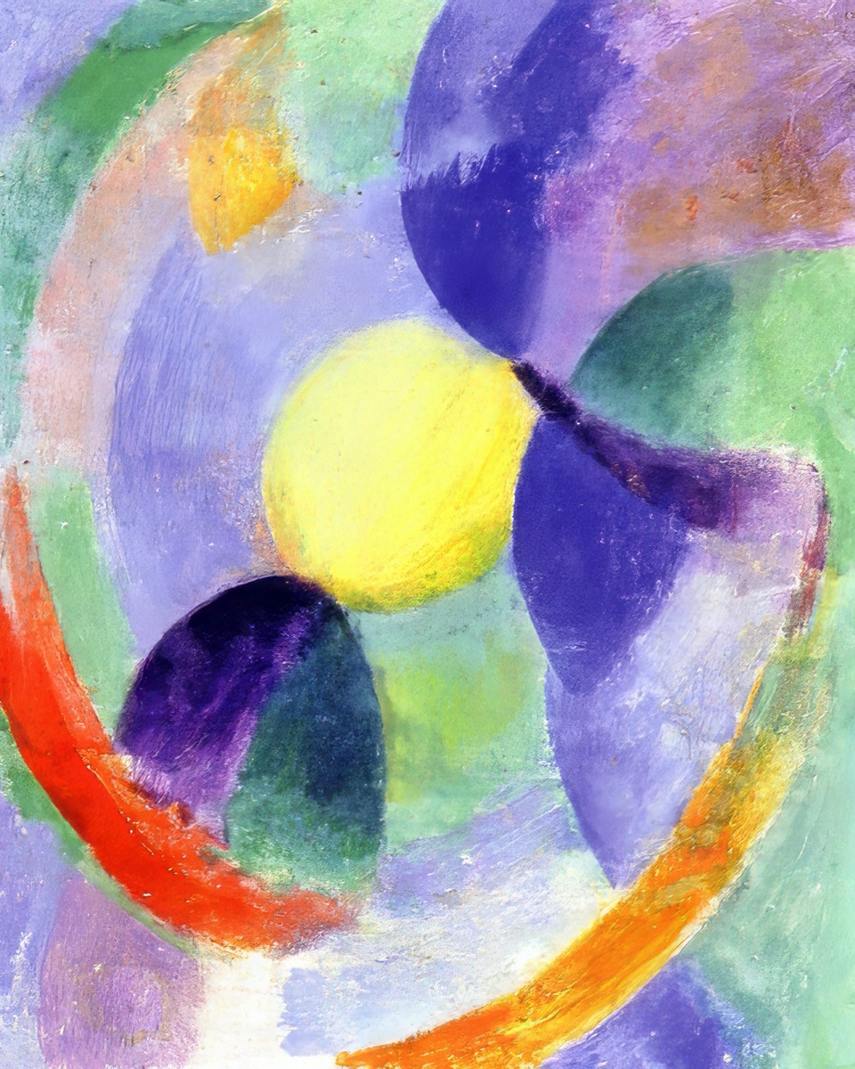 Robert Delauney – Circular Forms, Moon No. 3 – Art Print on Paper or Canvas