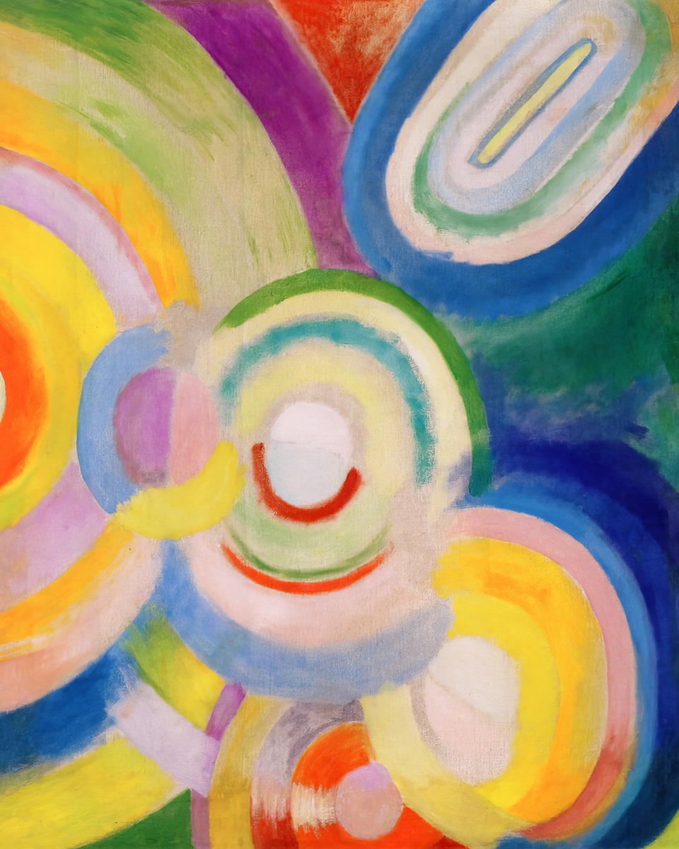 Robert Delauney – Colored Discs – Art Print on Paper or Canvas