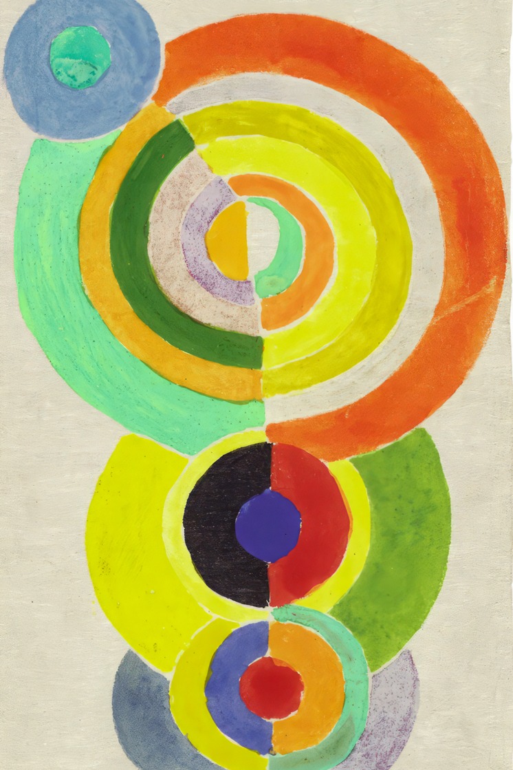 Robert Delauney – Rhythm – Art Print on Paper or Canvas