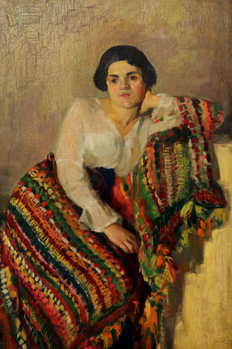 Umberto Boccioni – Woman With Shawl – Art Print on Paper or Canvas