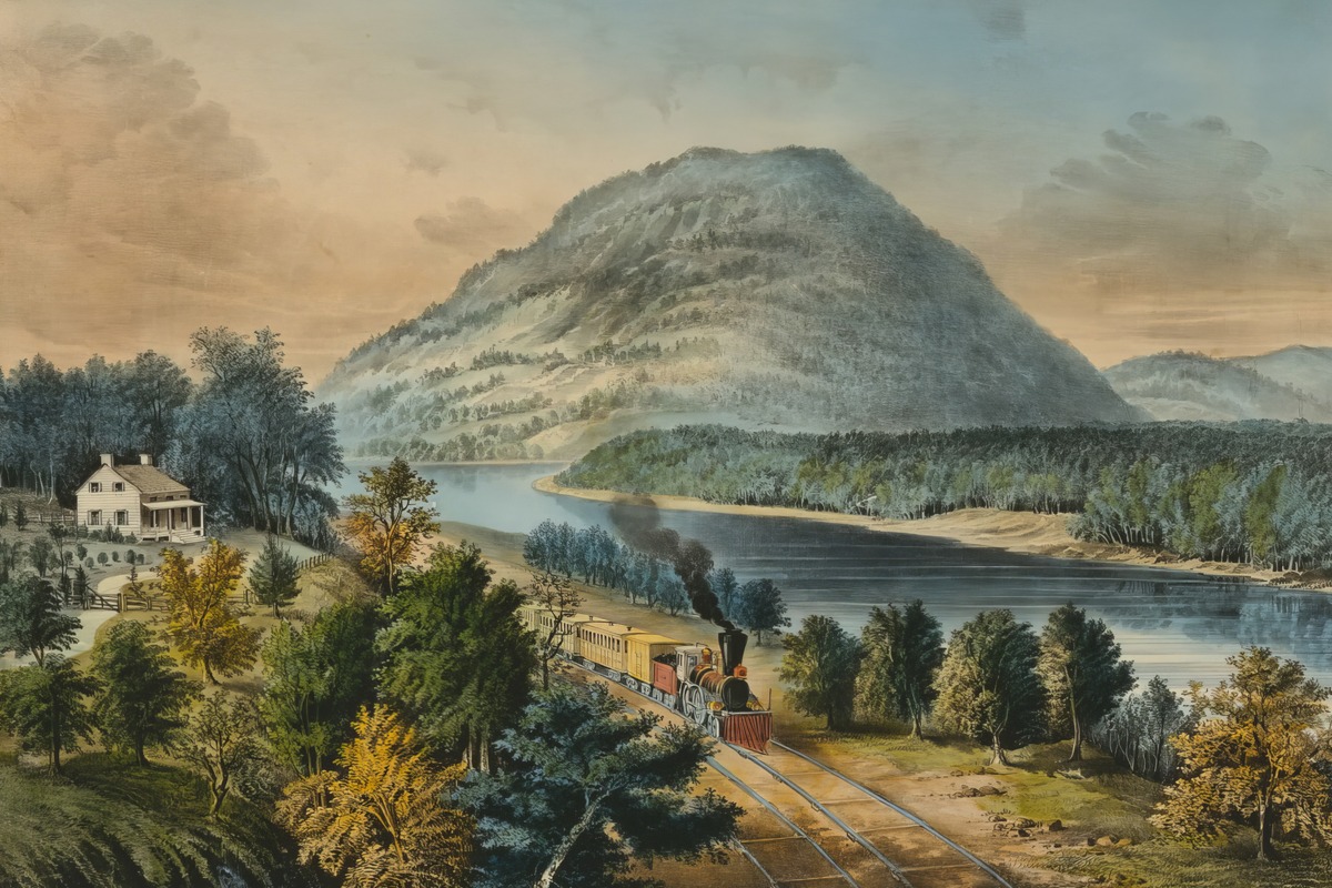 Palmer – Lookout Mountain, Tennessee and the Chattanooga Rail Road – Art Print