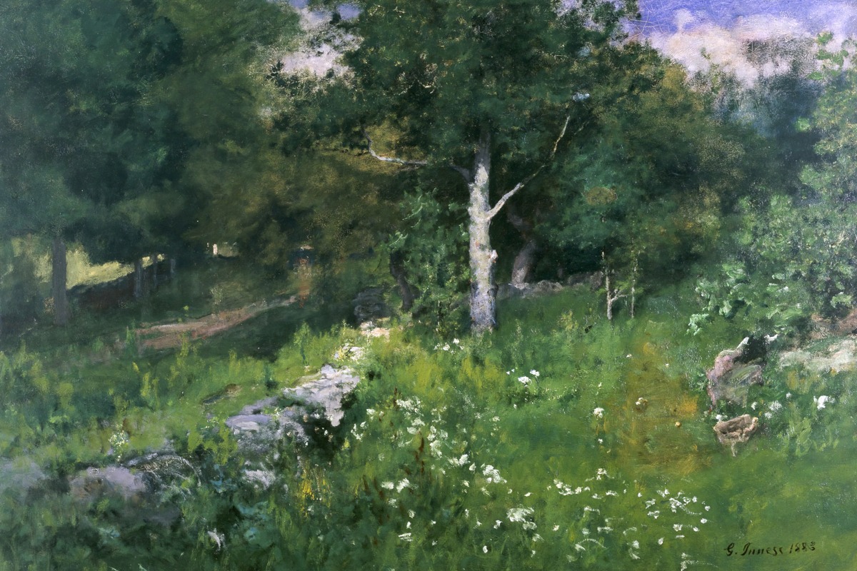George Inness – Summer Foliage – Art Print on Paper or Canvas