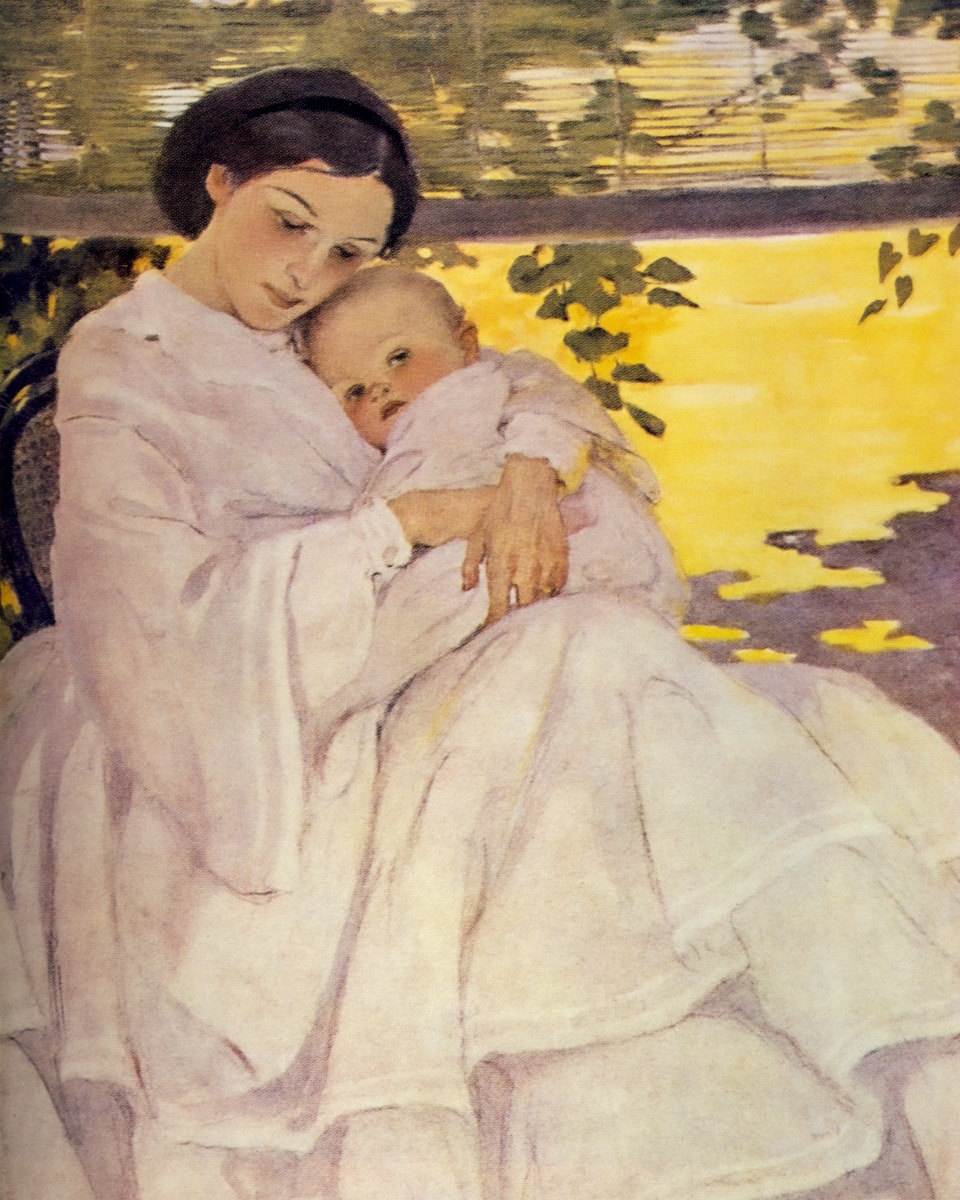 Jessie Willcox Smith – A Child’s Book of Old Verses – Mother and Child – Print