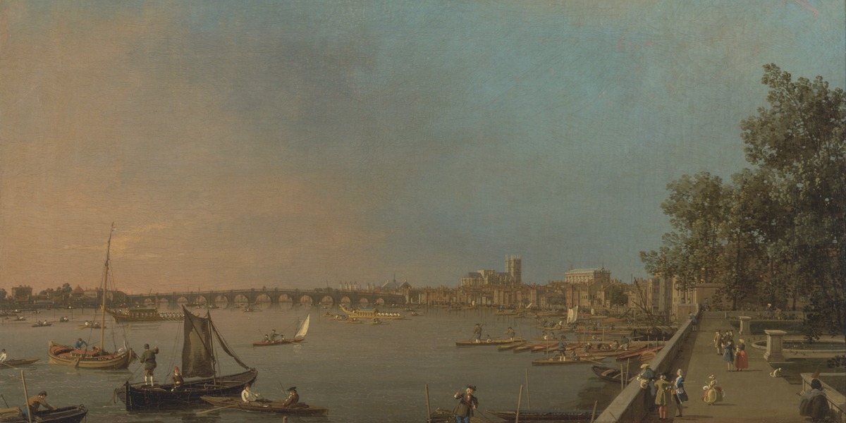 The Thames From the Terrace of Somerset House, Looking Toward Westminster