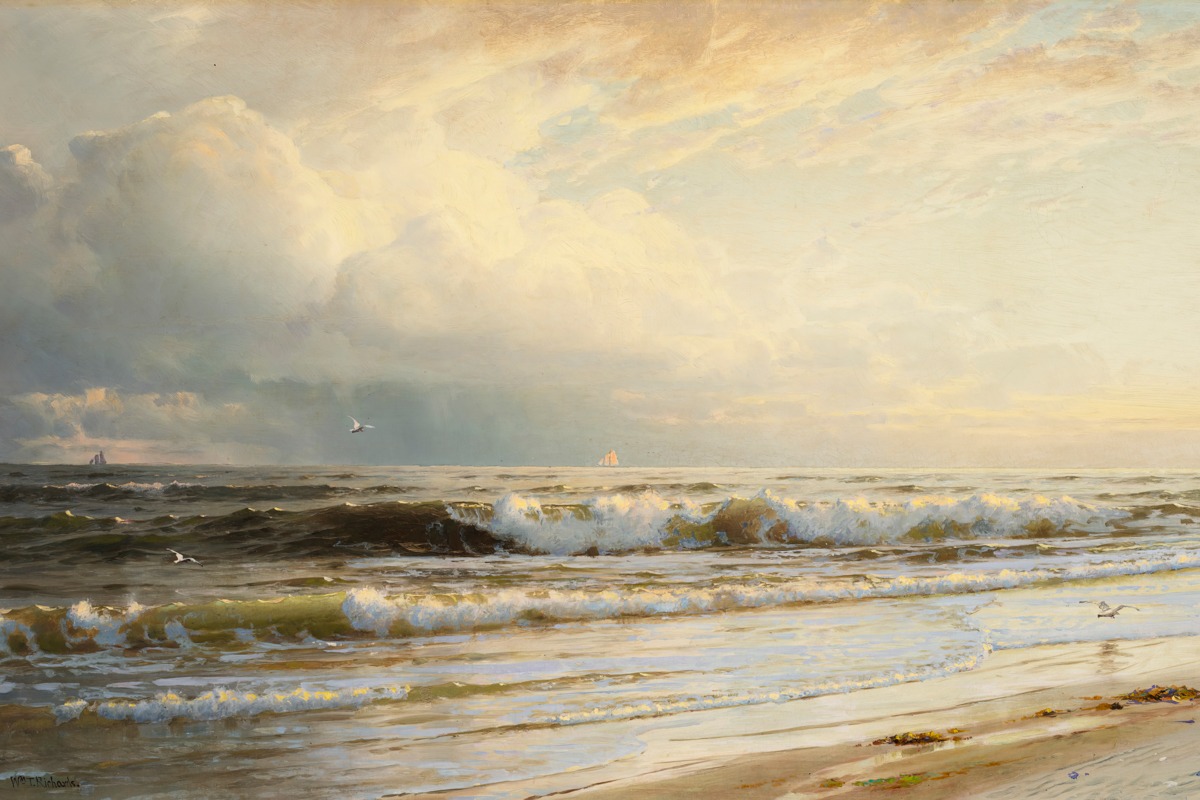 William Trost Richards – Rockaway Beach – Art Print on Paper or Canvas