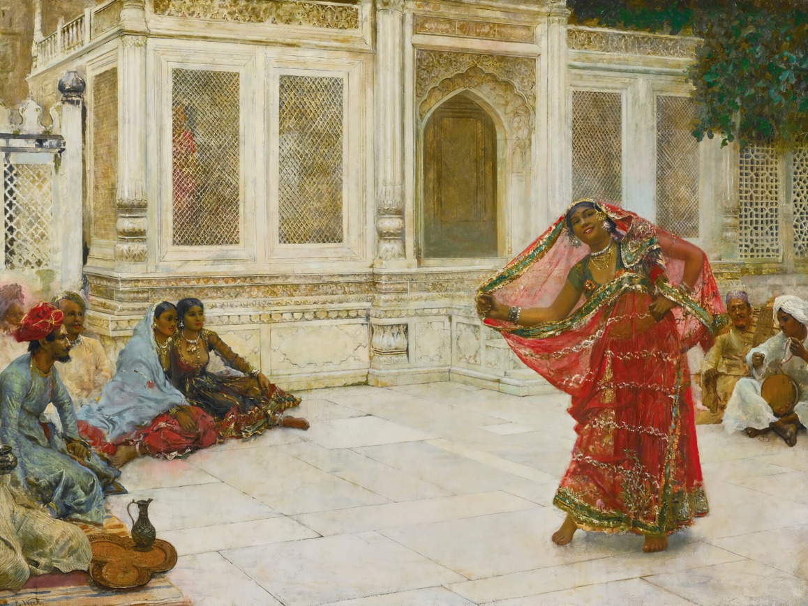 Edwin Lord Weeks – Dancing Girl, India – Art Print on Paper or Canvas