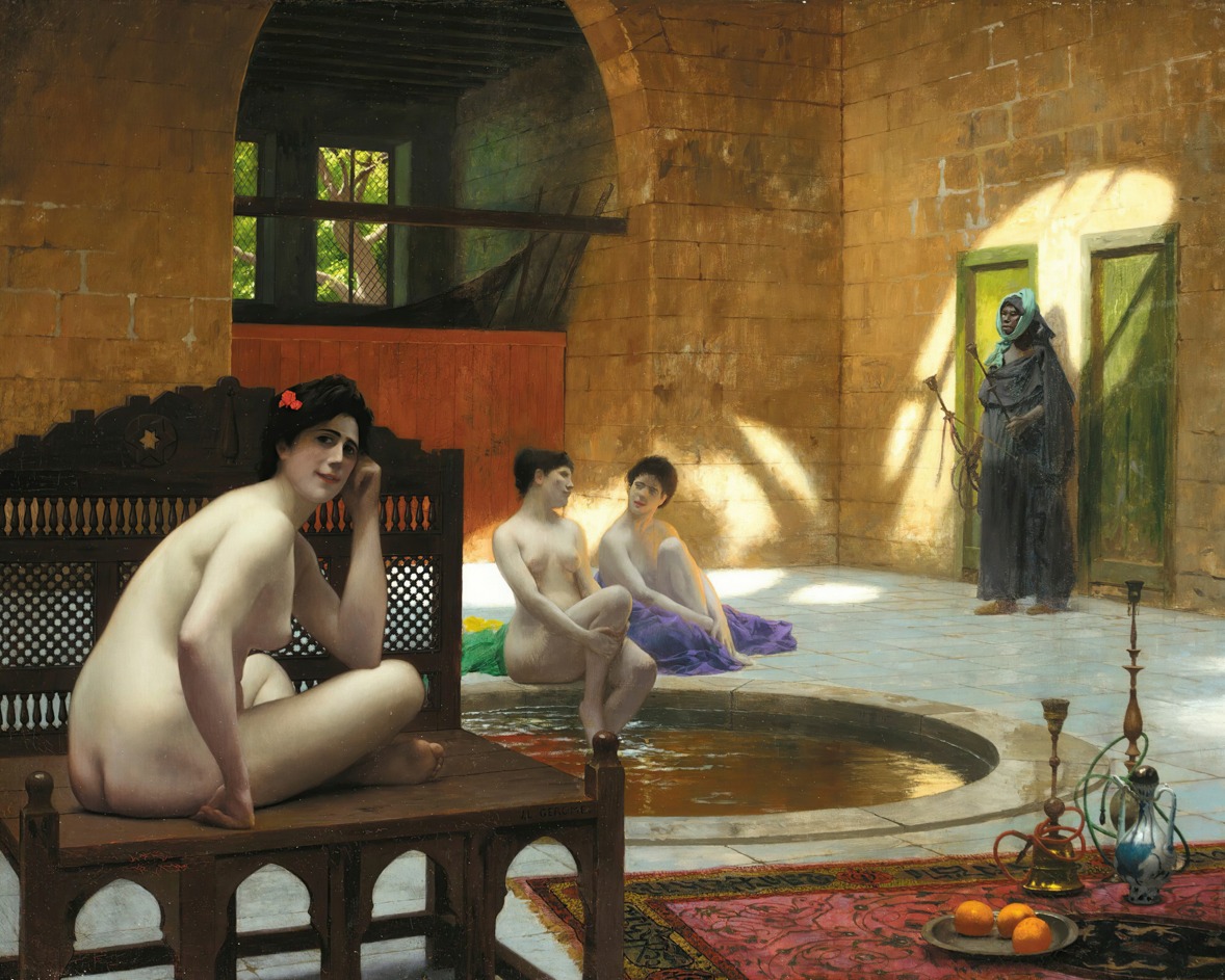 Jean-Leon Gerome – Femmes Au Bain II – Art Print on Paper or Canvas