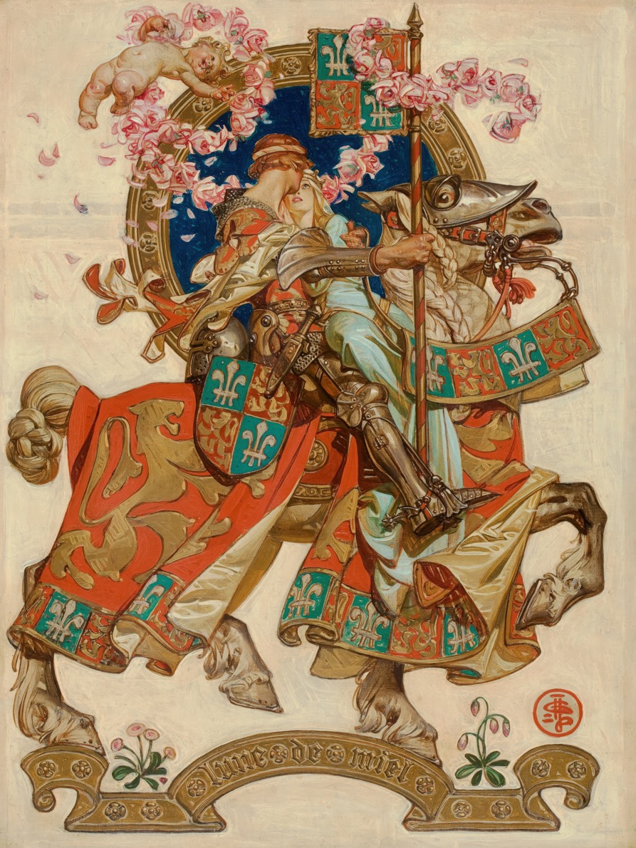 Joseph Christian Leyendecker – Honeymoon – Art Print on Paper or Canvas