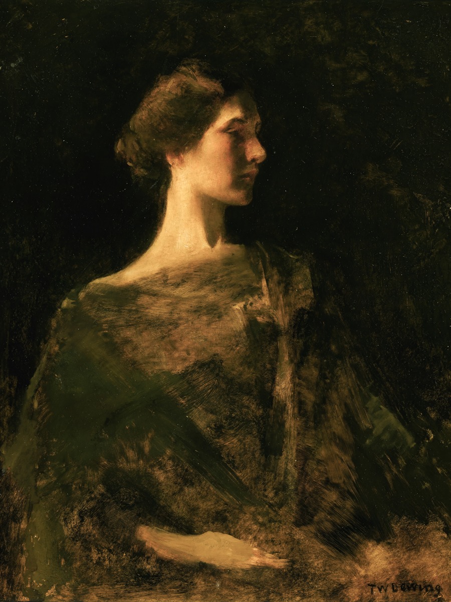 Thomas Wilmer Dewing – Alma – Art Print on Paper or Canvas