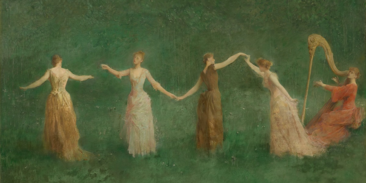 Thomas Wilmer Dewing – Summer – Art Print on Paper or Canvas