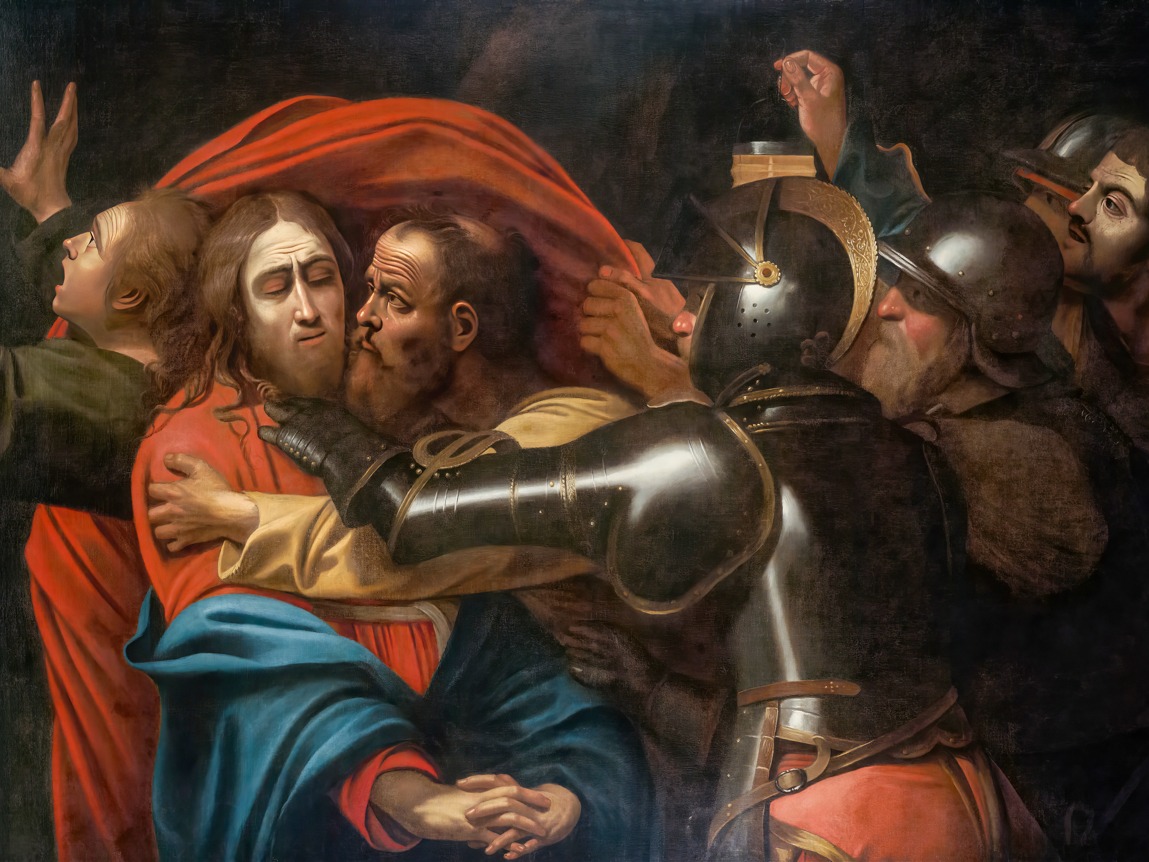 Caravaggio – The Taking of Christ 17Th Century – Art Print on Paper or Canvas