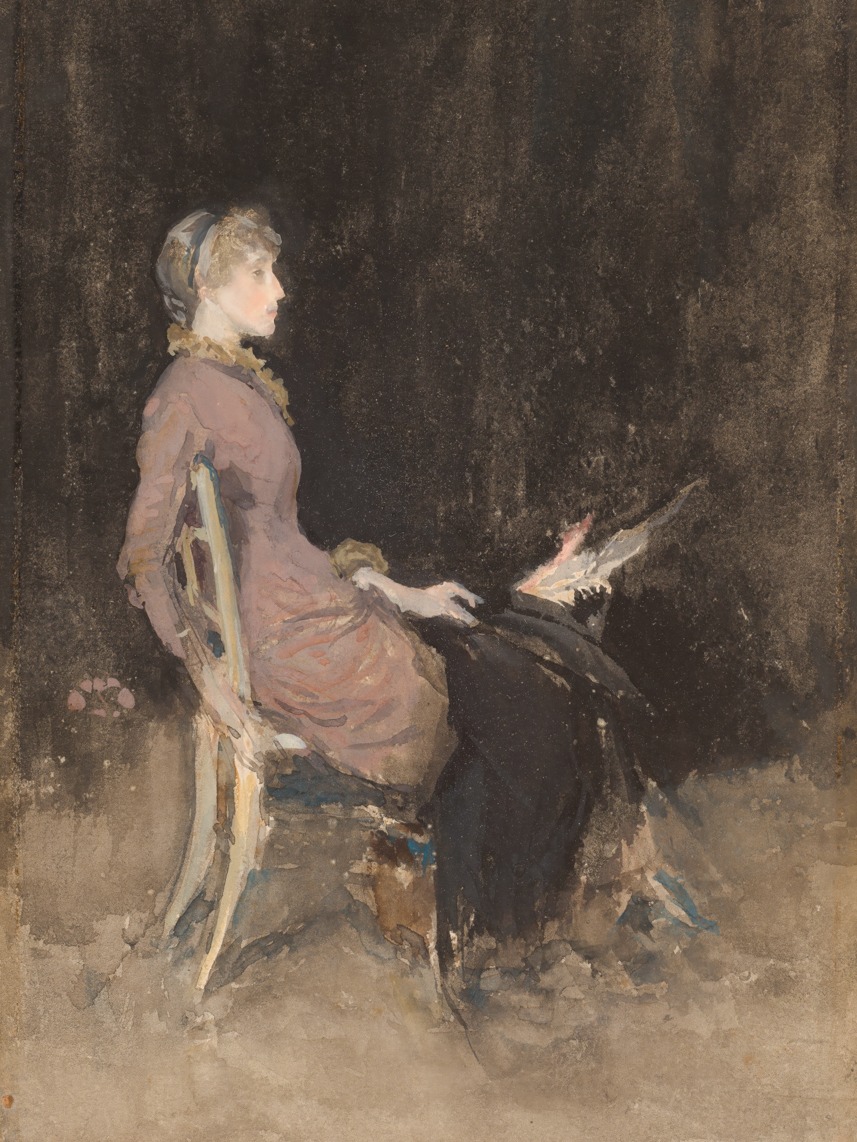 James McNeill Whistler – Study in Black and Gold Madge O’donoghue – Art Print