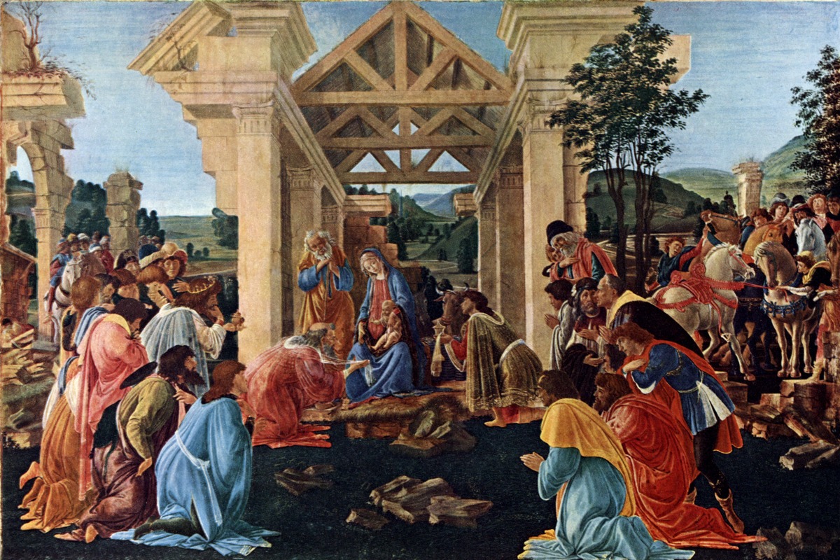 Sandro Botticelli - The Adoration of the Magi - Art Print on Paper or Canvas