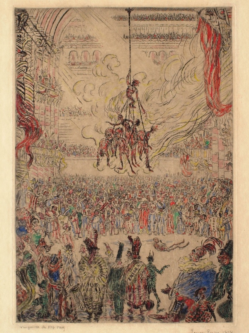 James Ensor – The Vengeance of Hop Frog – Art Print on Paper or Canvas