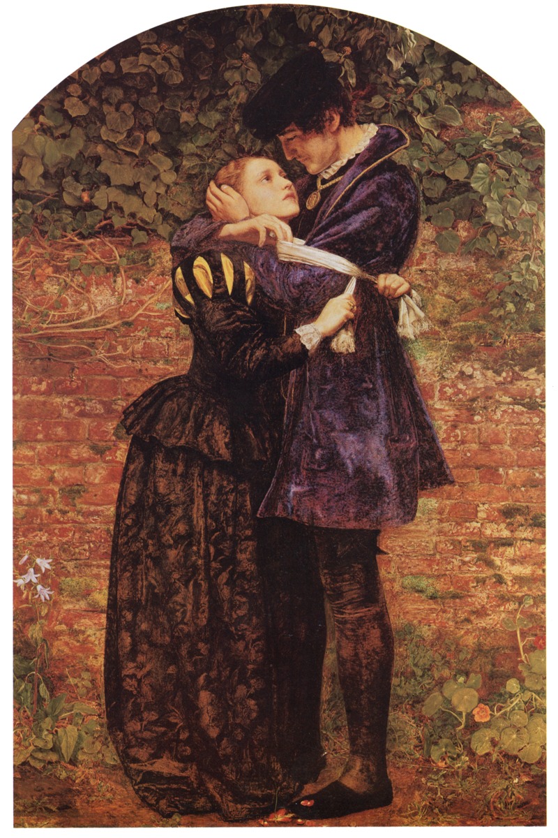 John Everett Millais – The Huguenot – Art Print on Paper or Canvas