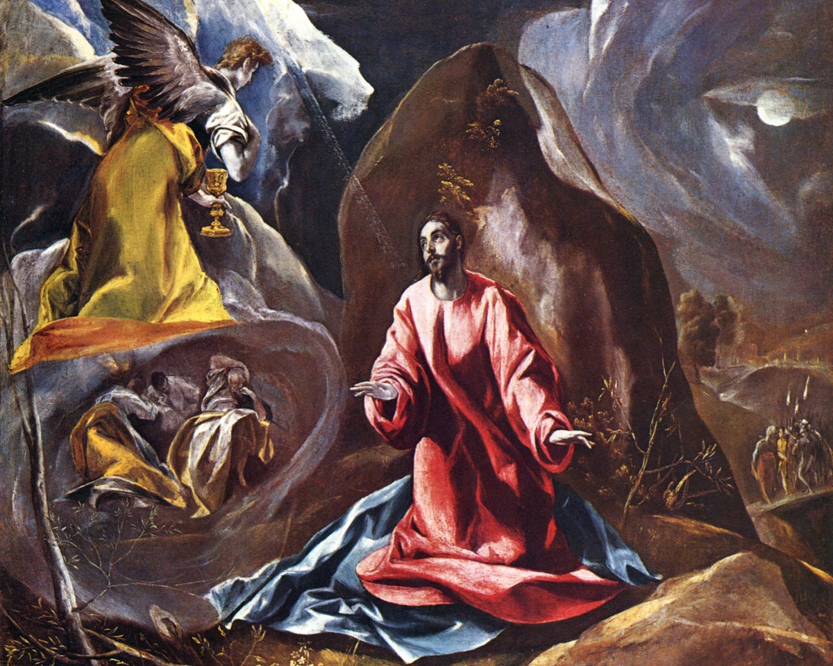 El Greco – The Agony in the Garden – Art Print on Paper or Canvas