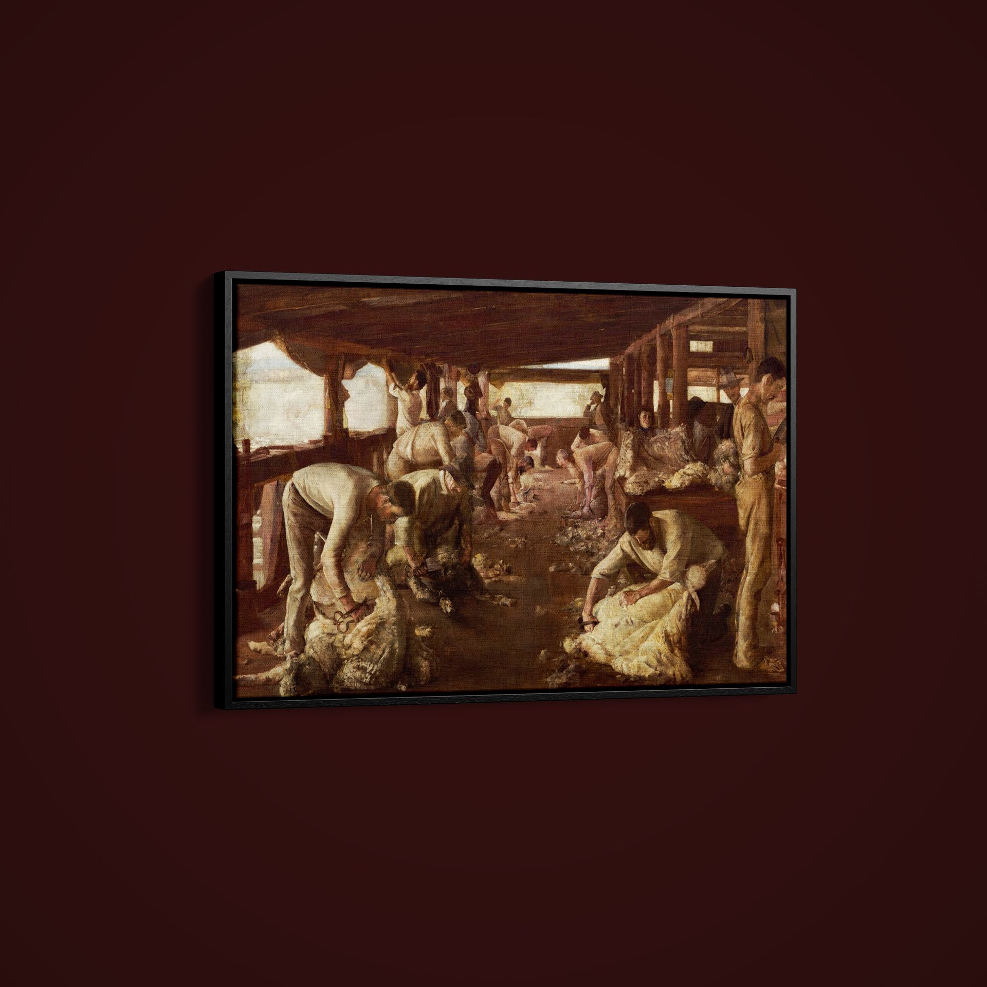 Tom Roberts – The Golden Fleece – Art Print on Paper or Canvas