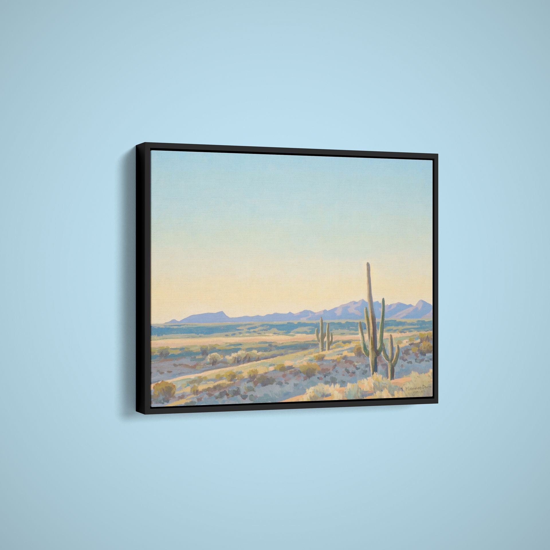 Maynard Dixon – Desert Evening – Art Print on Paper or Canvas