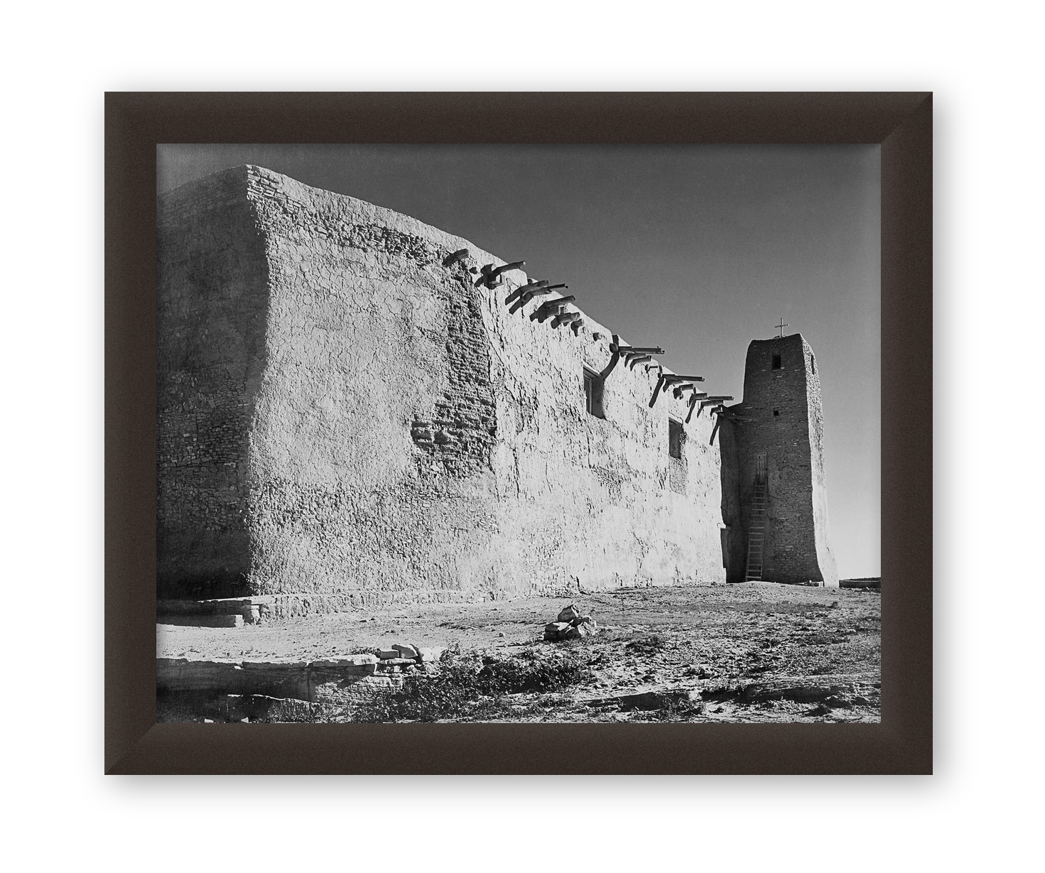 Church Side Wall and Tower, Acoma Pueblo, New Mexico – National Parks and Monume