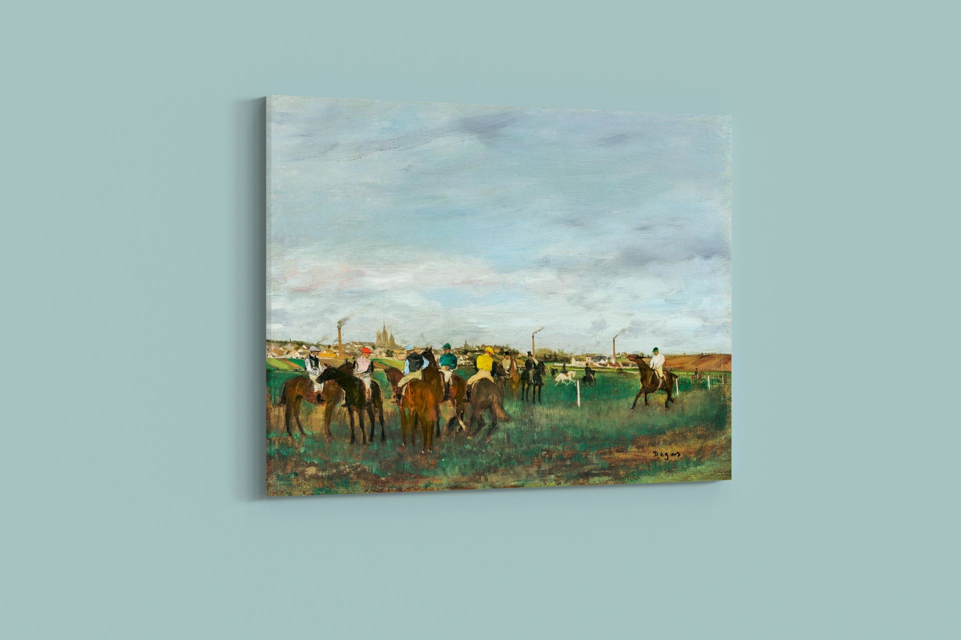 Edgar Degas – The Races – Art Print on Paper or Canvas