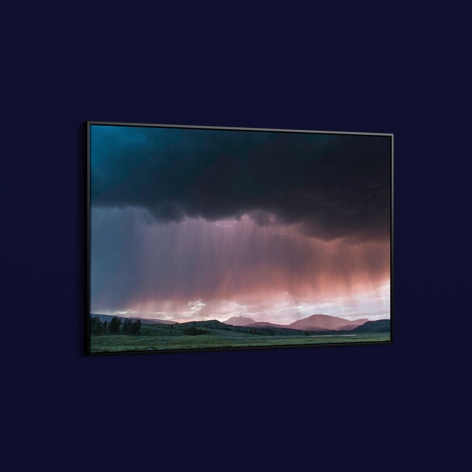 Collection – Thunderstorm at Sunset, Swan Lake Flat, Yellowstone National Park