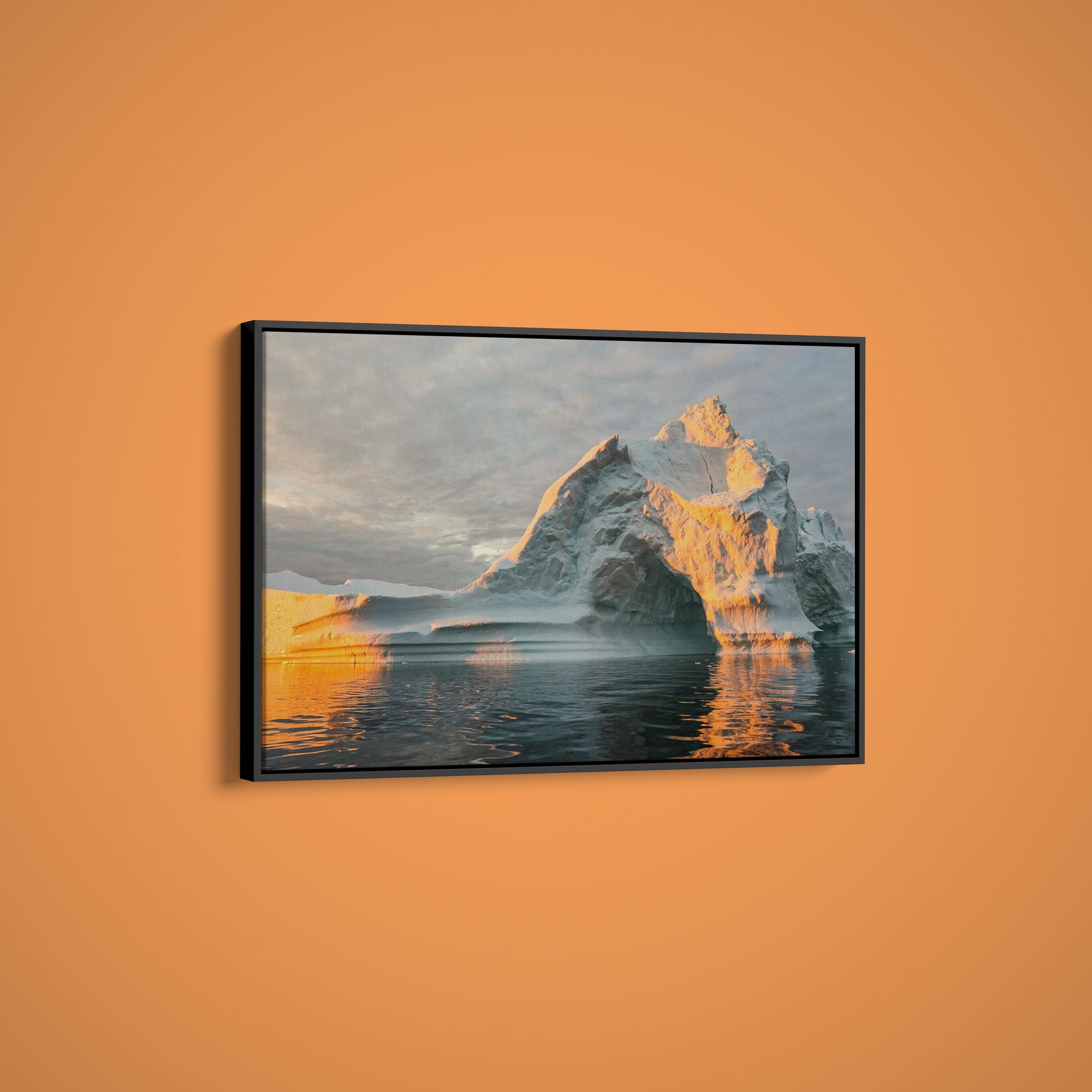 NASA – Ice Glow – Art Print on Paper or Canvas