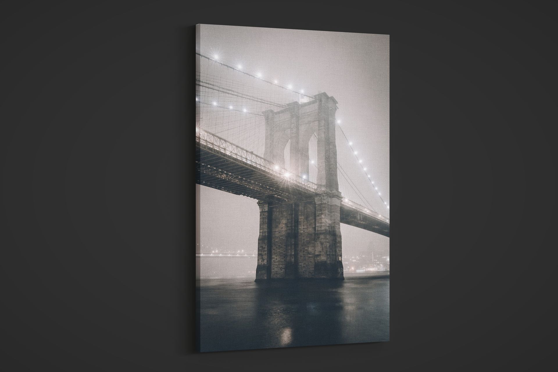 Artographie – Brooklyn Bridge, New York City – Art Print on Paper or Canvas