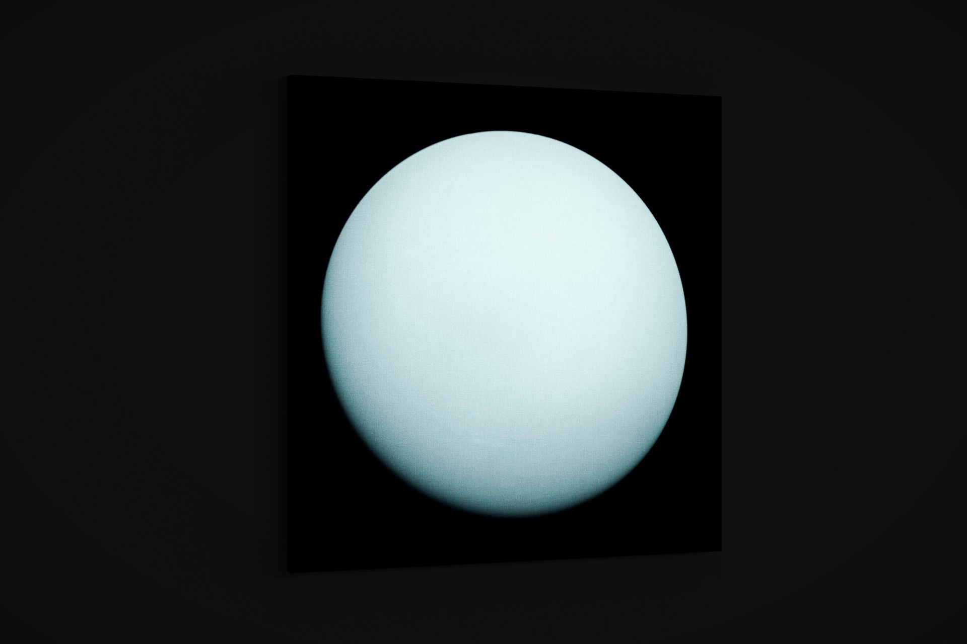 NASA - The Planet Uranus Taken by the Spacecraft Voyager 2 In - Paper or Canvas