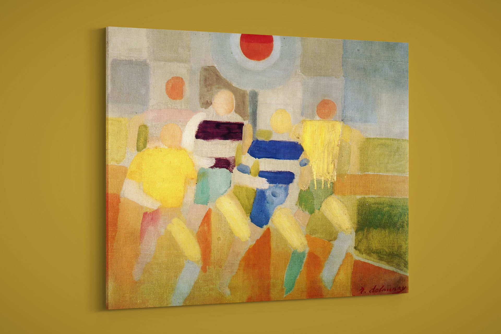 Robert Delauney – Runners – Art Print on Paper or Canvas