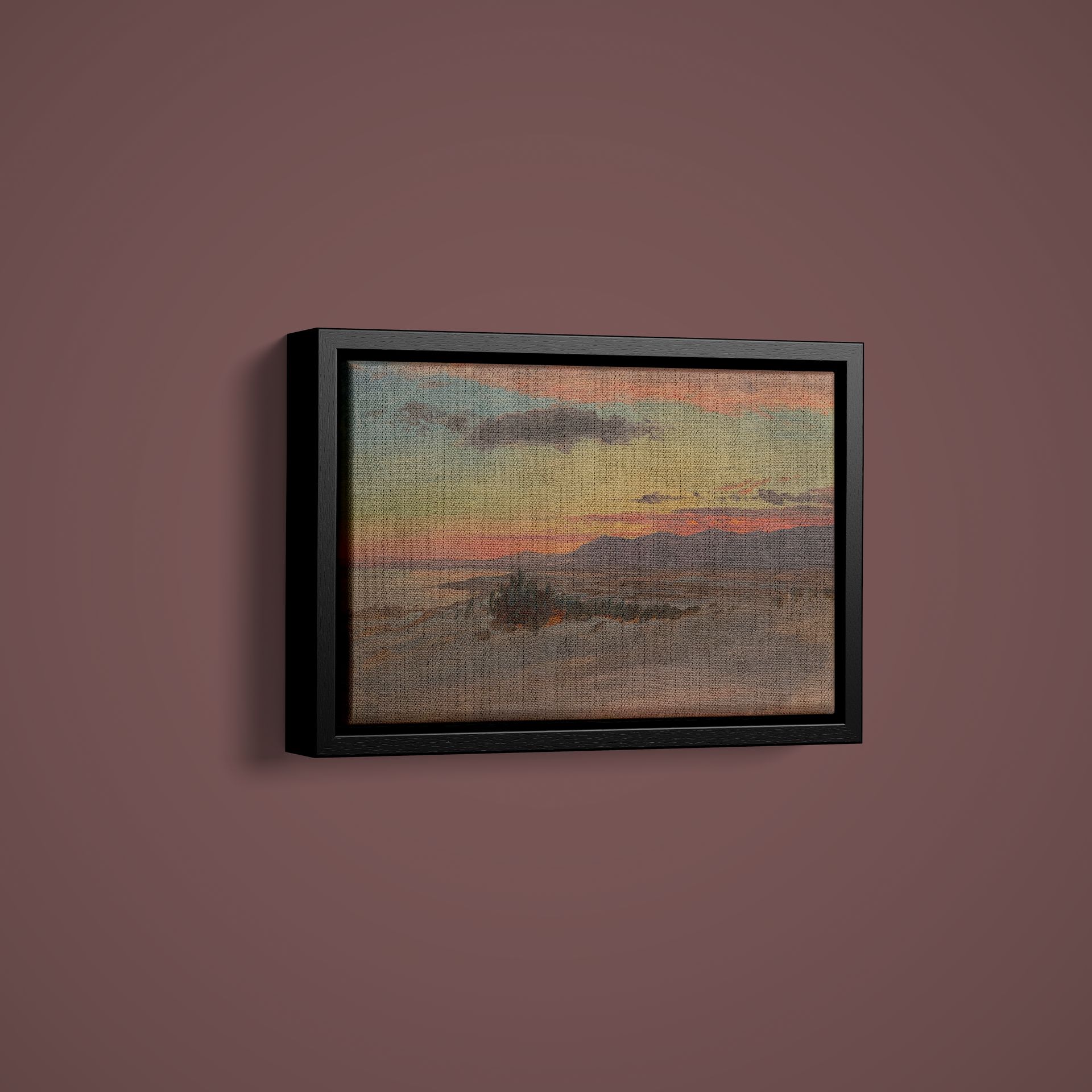 Church – Hudson Valley in Winter, Looking Southwest From Olana – Paper or Canvas