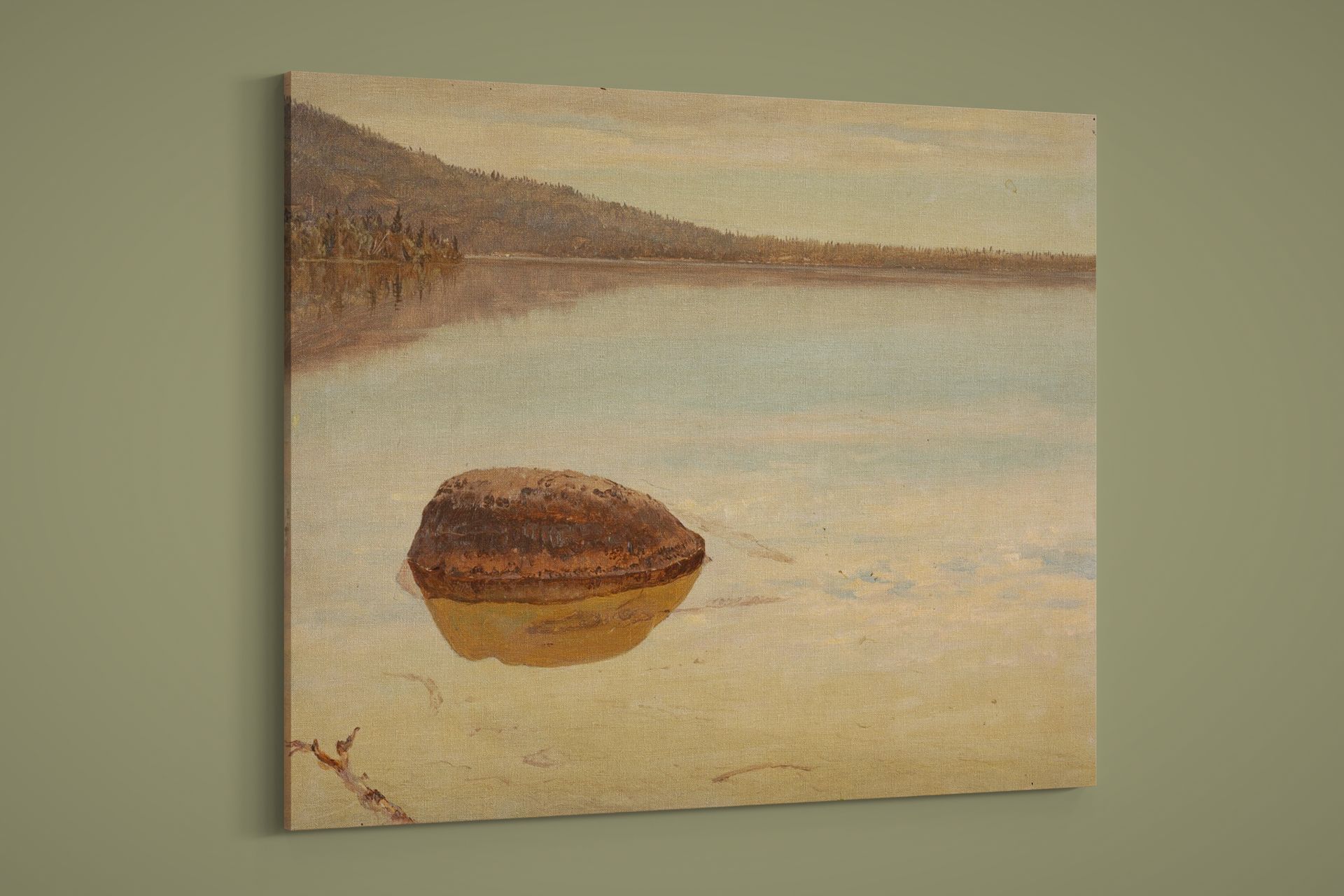 Frederic Edwin Church – Lake Katahdin – Art Print on Paper or Canvas